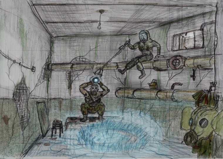 Сталкер рисунки