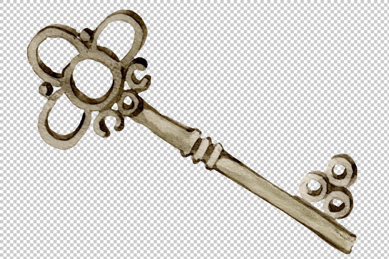 Ключ старинный большой