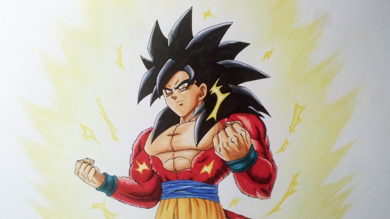 Dragon Ball gt super Saiyan 4 Gogeta
