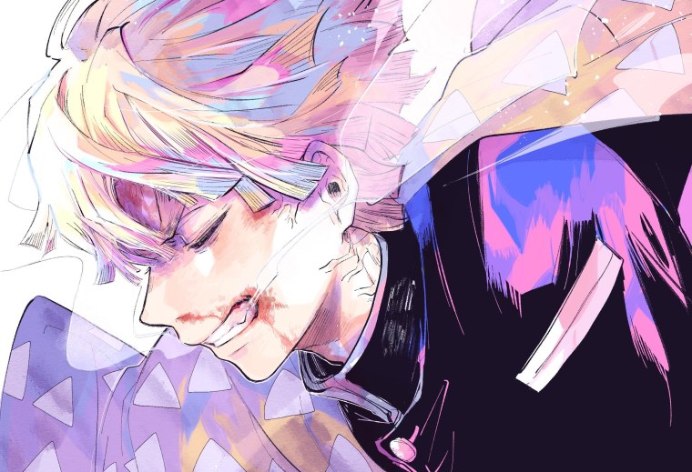 Клинок рассекающий демонов зеницу