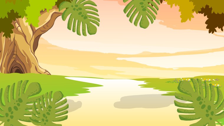 Сафари баобабы вектор