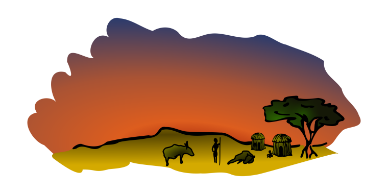 Баобаб силуэт