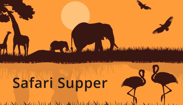 Силуэты животных сафари