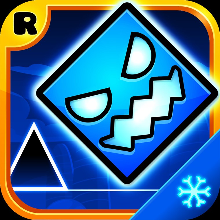 Кубики с игры Geometry Dash