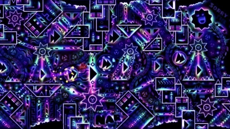 Процессор стиль Geometry Dash