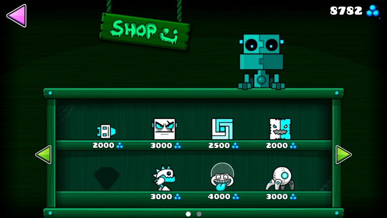 2 Секретный магазин Geometry Dash