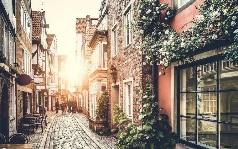 Фотообои улочки в Европе