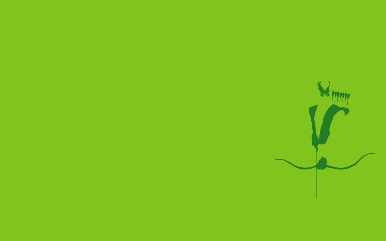 Человек на зеленом фоне