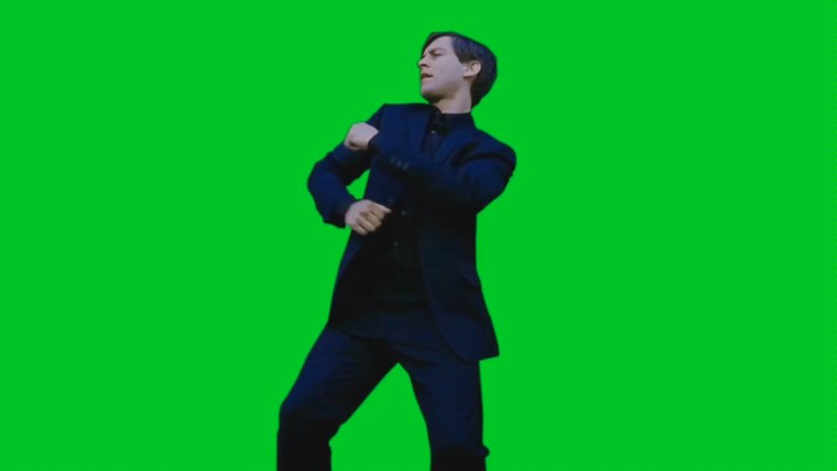 Тоби Магуайр танцует