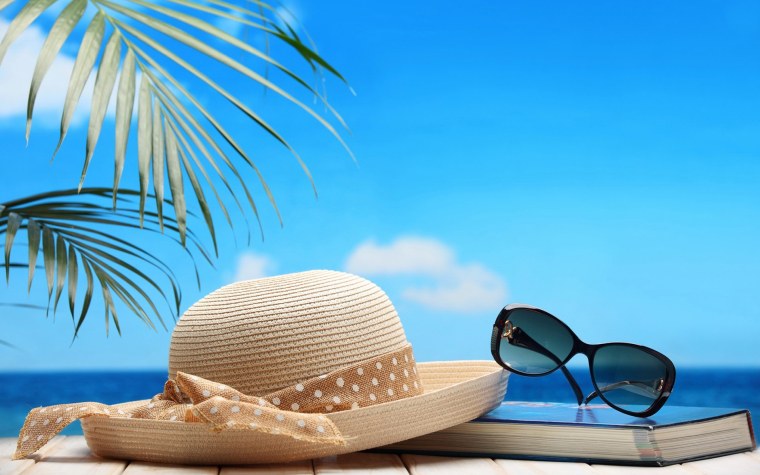 Очки на пляже