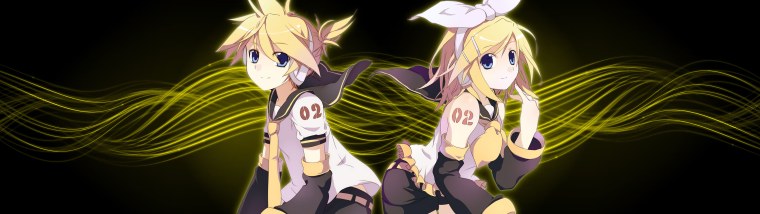 Обои для 2х мониторов аниме