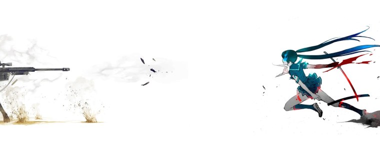 Рабочий стол на два монитора аниме