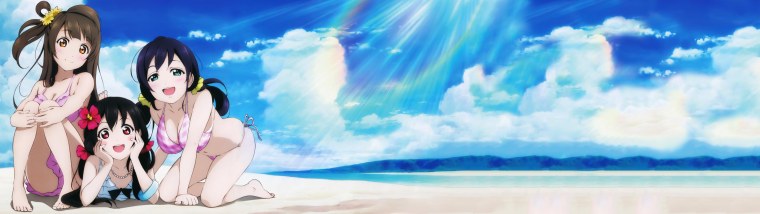 Рабочий стол для 2 мониторов аниме