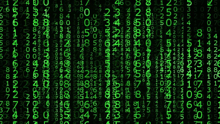 Цифры из матрицы