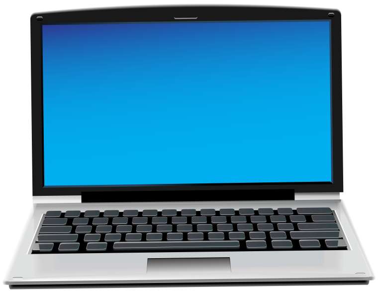 Ноутбук и компьютер без фона