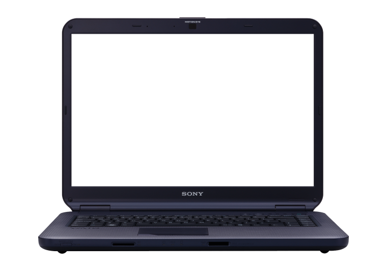 Открытый ноутбук