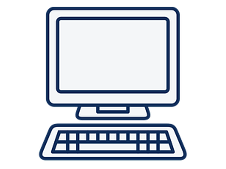 Компьютер схематичное изображение