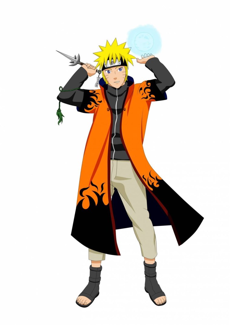 Наруто Узумаки в полный рост режим отшельника