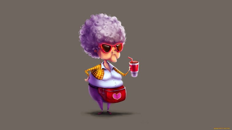 Обои на рабочий стол для бабушки