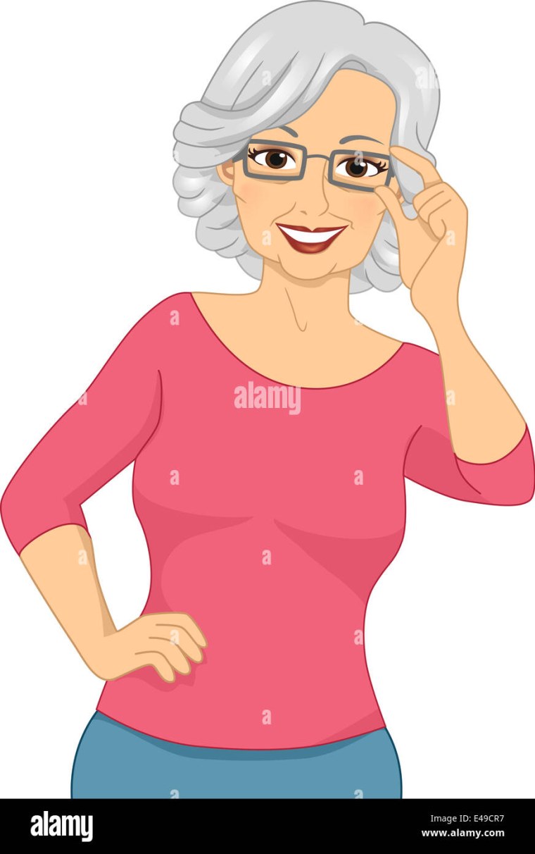 Бабушка мультяшная