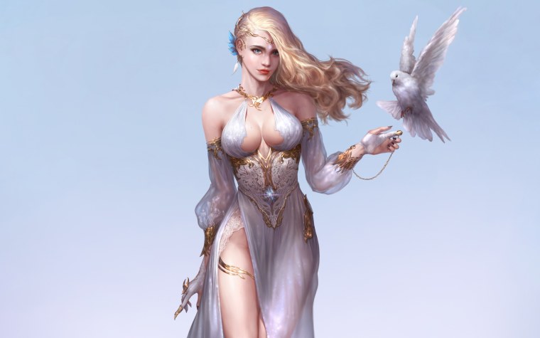 Фэнтези девушки с большой грудью