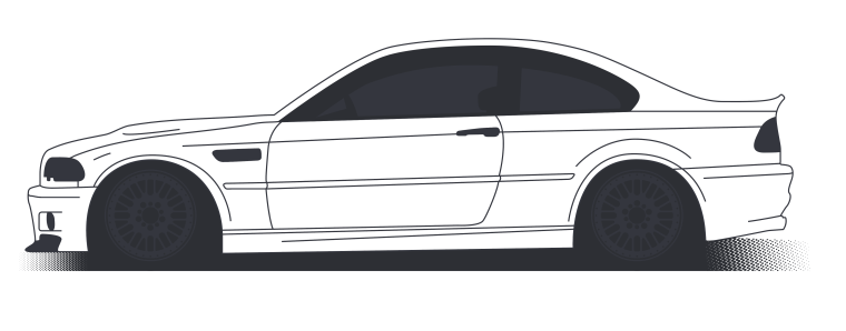 BMW e46 габариты