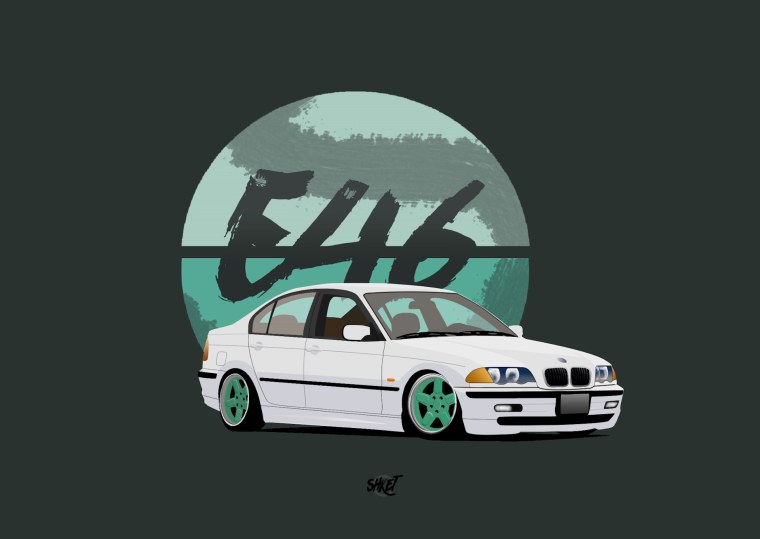 My Daddy Drivers BMW вектор