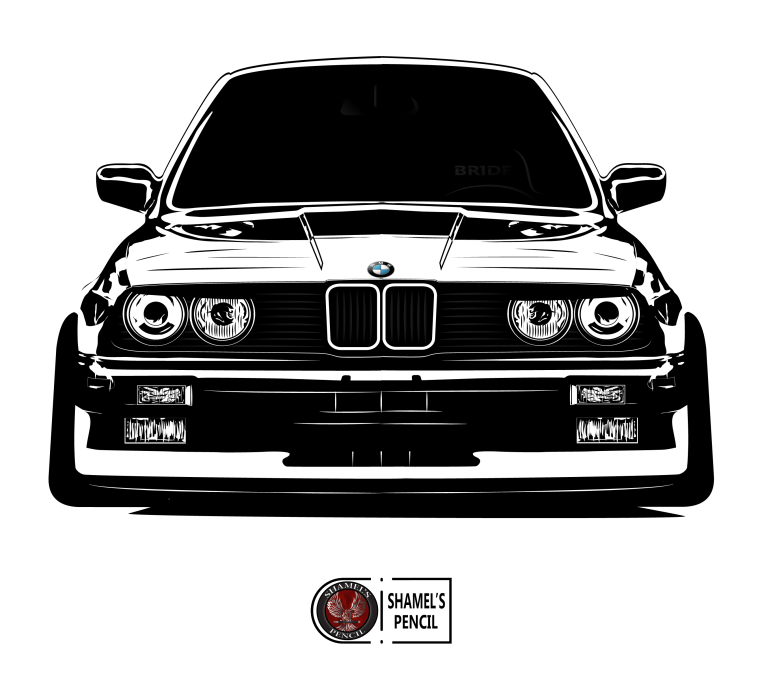 BMW m3 GTR draw