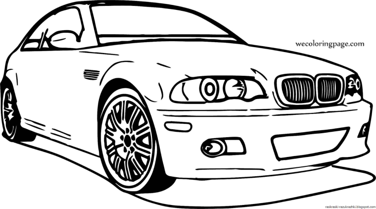 BMW e39 рисунок