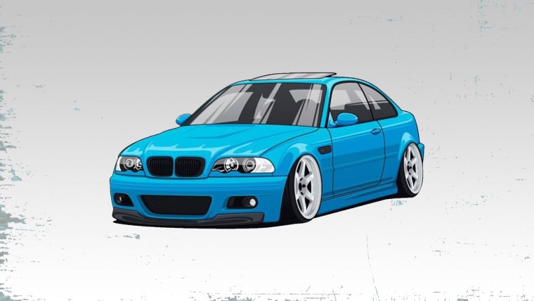 BMW e46 Front vector