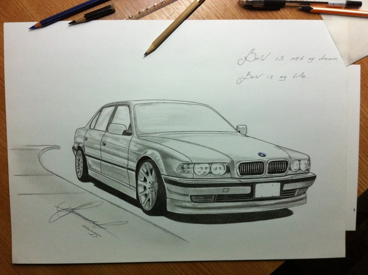 BMW m3 GTR контур