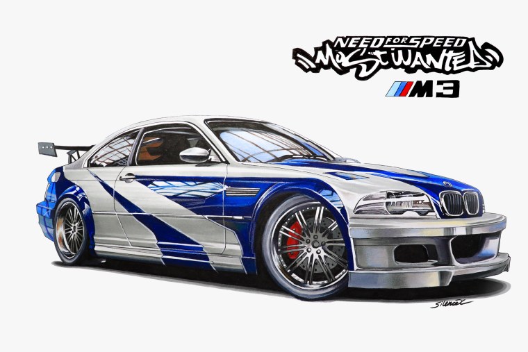 BMW m3 GTR контур