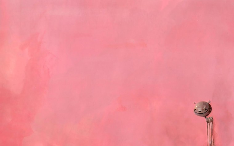 Креативный розовый фон