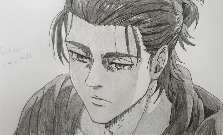 Эрен егер для срисовки 4 сезон