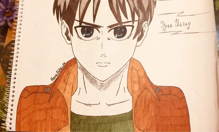 Атака титанов Манга Микаса