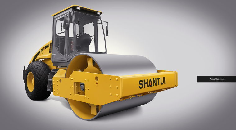 Асфальтоукладчик каток