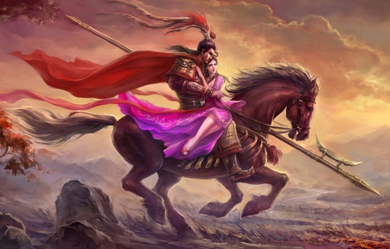 Всадник в доспехах