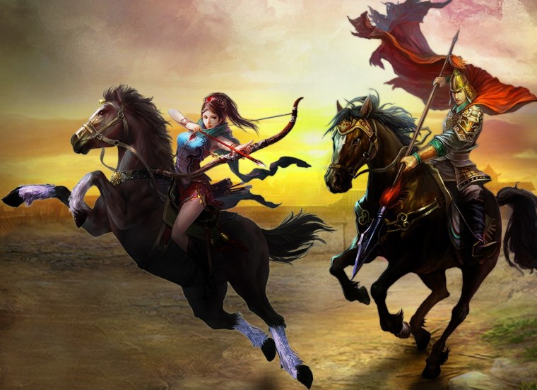 «Всадник и всадница». 1841