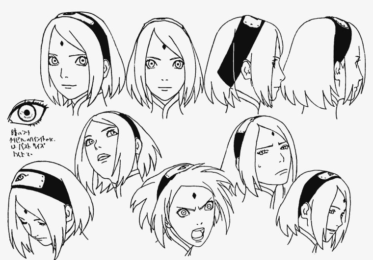 Эмоции персонажей аниме Наруто