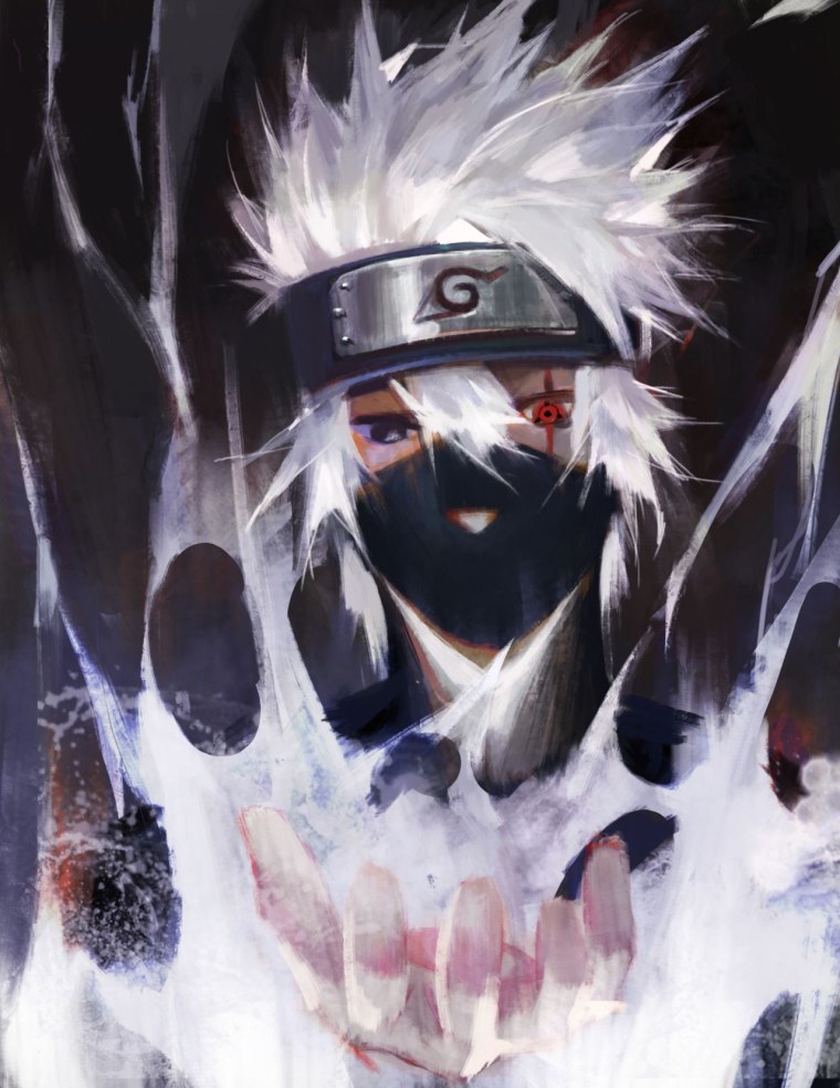 Молодой Какаси Хатакэ арт