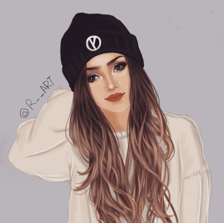 Нарисованные девушки крутые