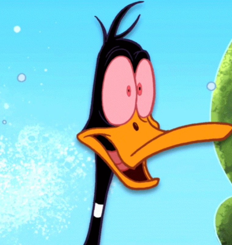 Даффи дак плюется
