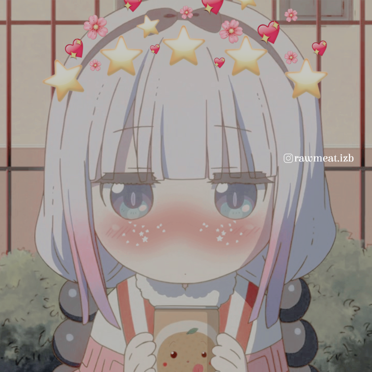 Pink anime icons Kanna