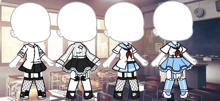 Костюмы гача лайф