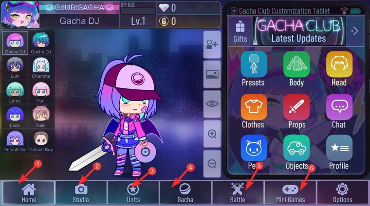 Гача клуб ОС