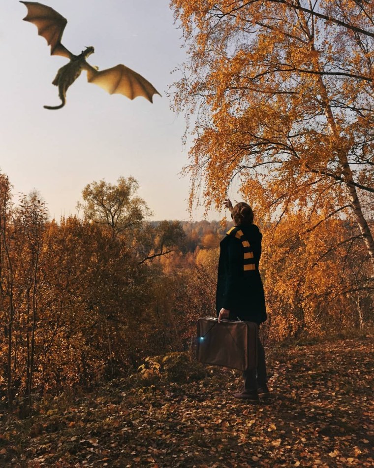 Гарри Поттер осень