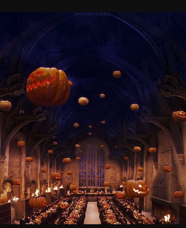 Гарри Поттер Хогвартс Хэллоуин