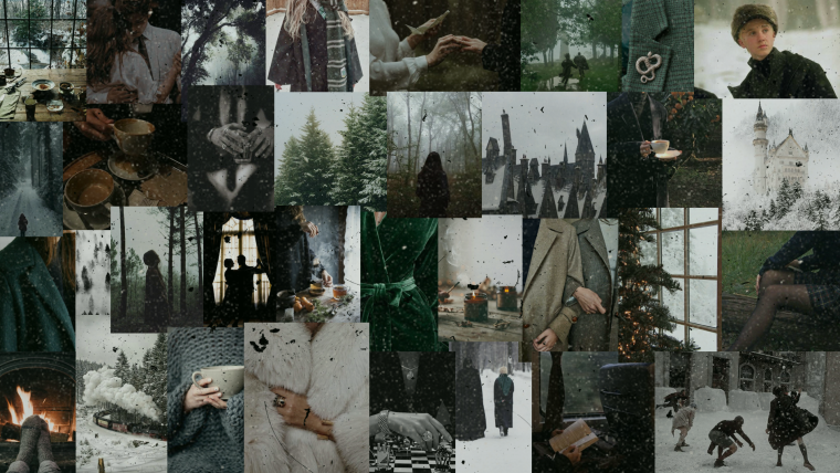 Гарри Поттер обои Эстетика Слизерин