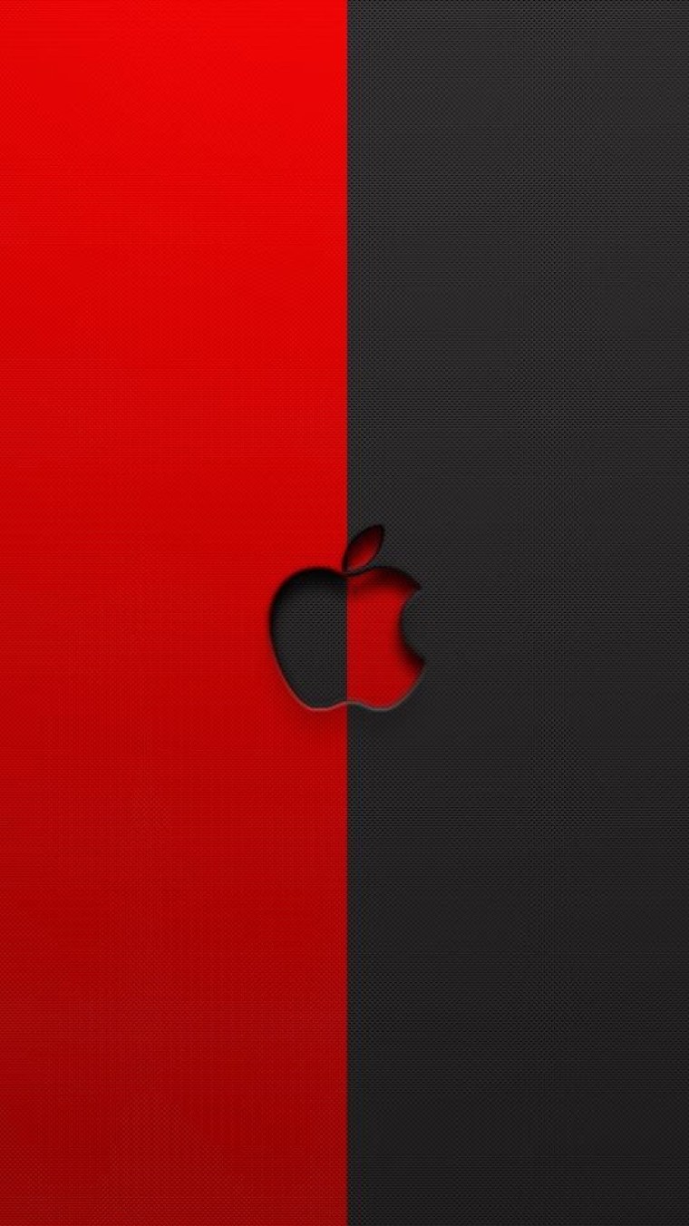 Красные обои на айфон