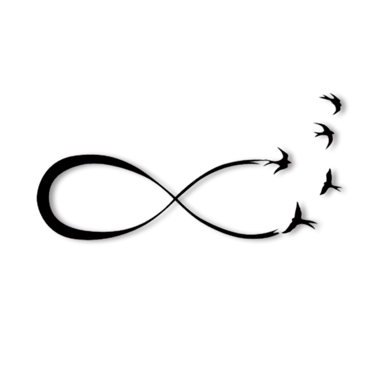 Красивое тату бесконечность